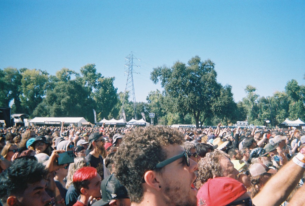 Photo of the crowd at Aftershock Music Festival in Sacramento, CA. Photo: Helana Michelle