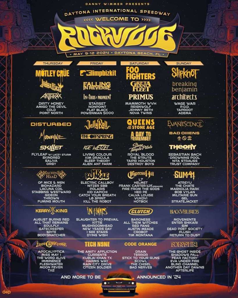 Welcome to Rockville official poster. Credit: Welcome to Rockville, Danny Wimmer Presents