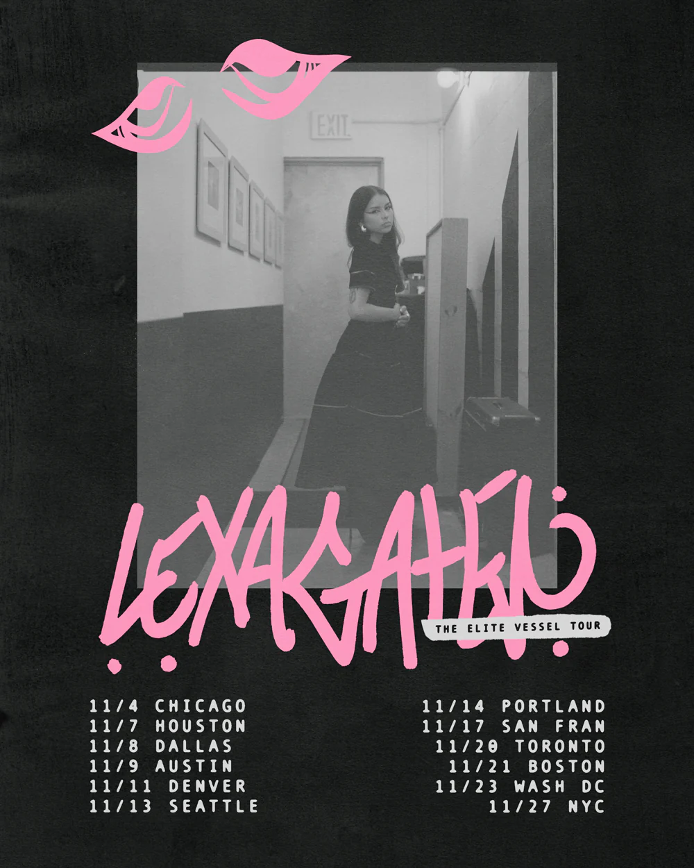 Lexa Gates Elite Vessel Tour Poster