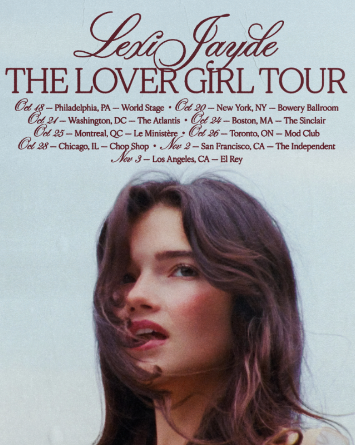 Lexi Jayde tour flyer