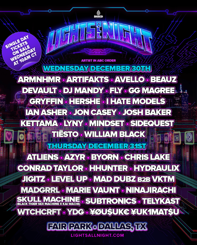 Lights all Night flyer